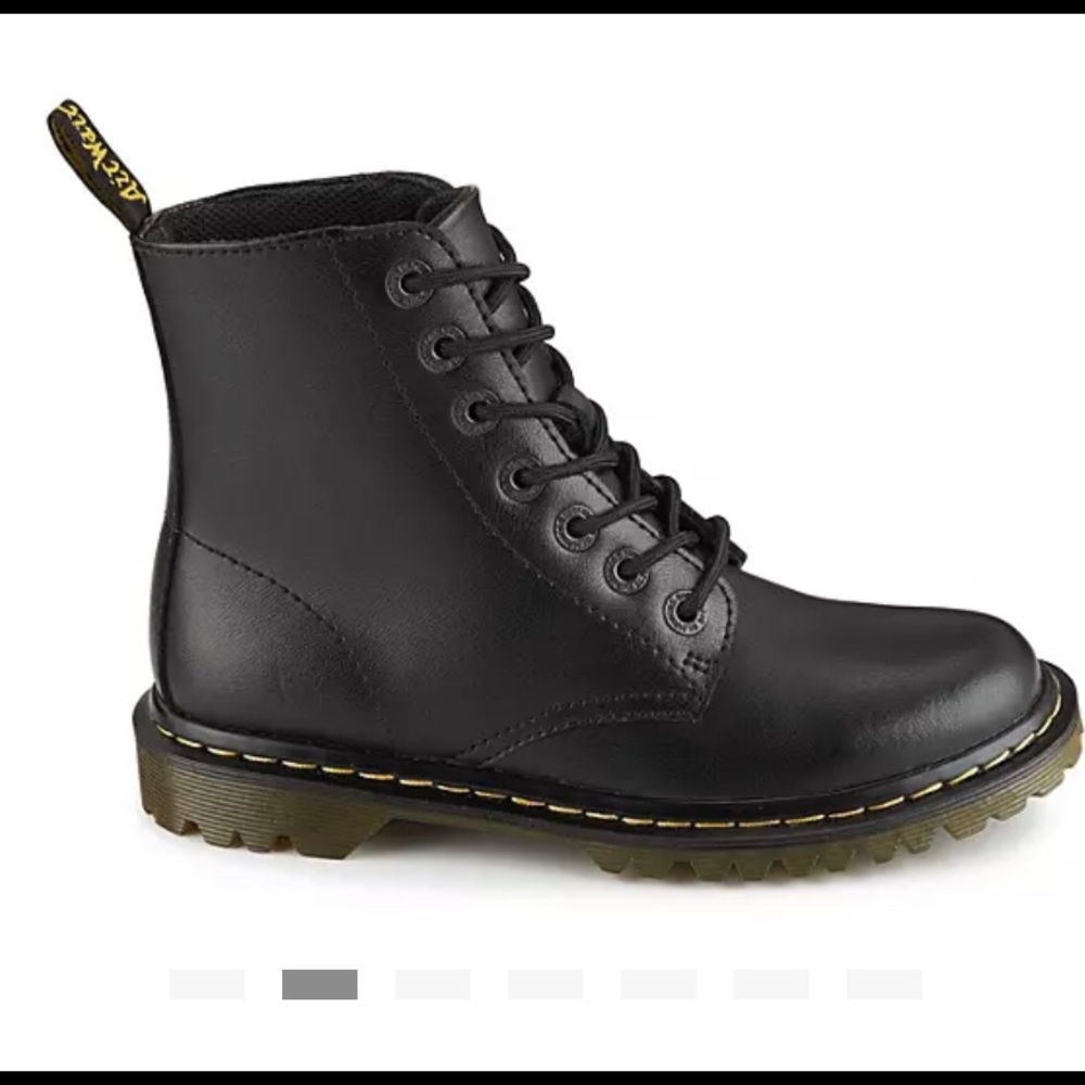 Luana Faux Leather Combat Boot